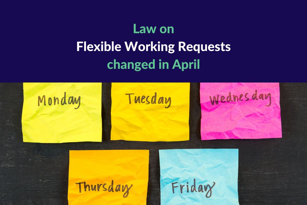 Law on Flexible Working Requests changed in April