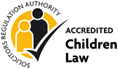 SRA accredited Children Law Logo