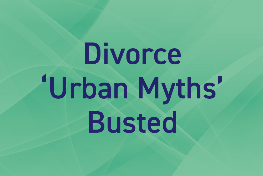 Divorce Urban Myths Busted