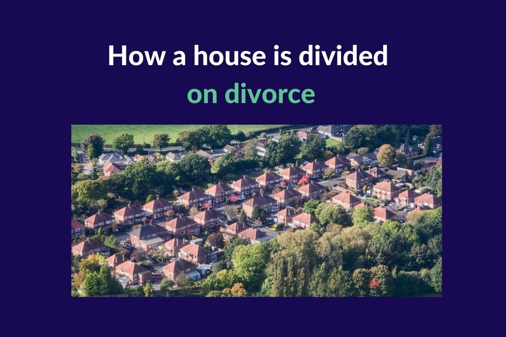 How a house is divided on divorce