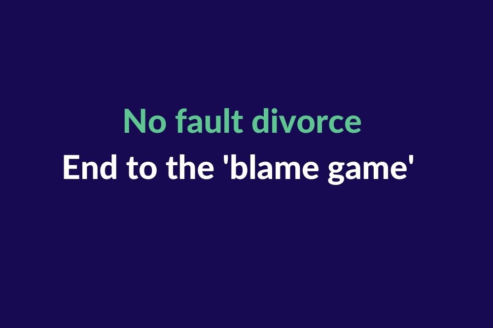 No fault divorce rules set to end the blame game