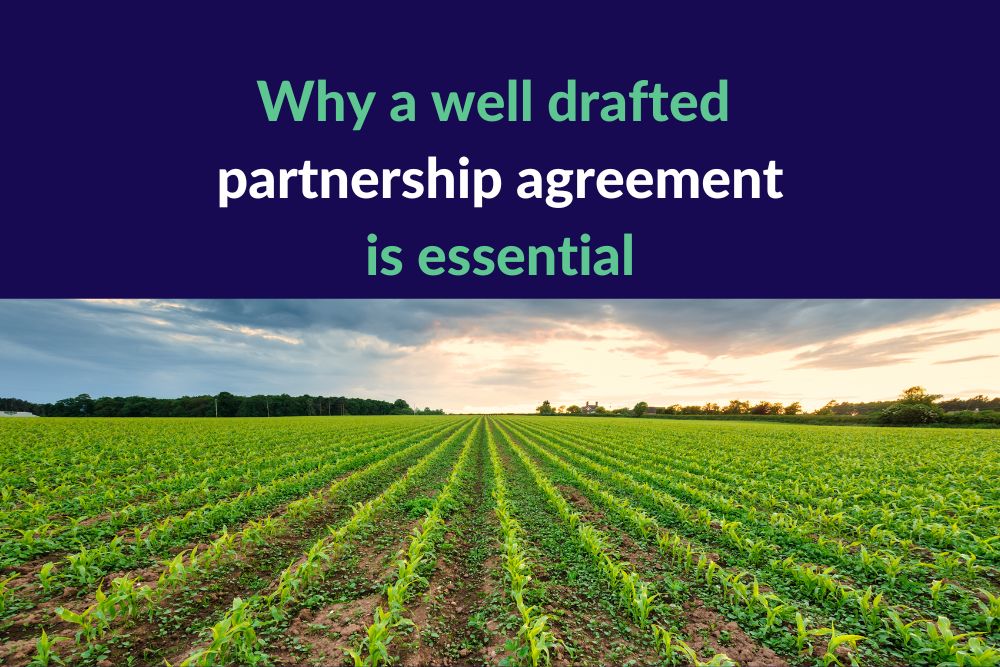 Why a well-drafted partnership agreement is essential