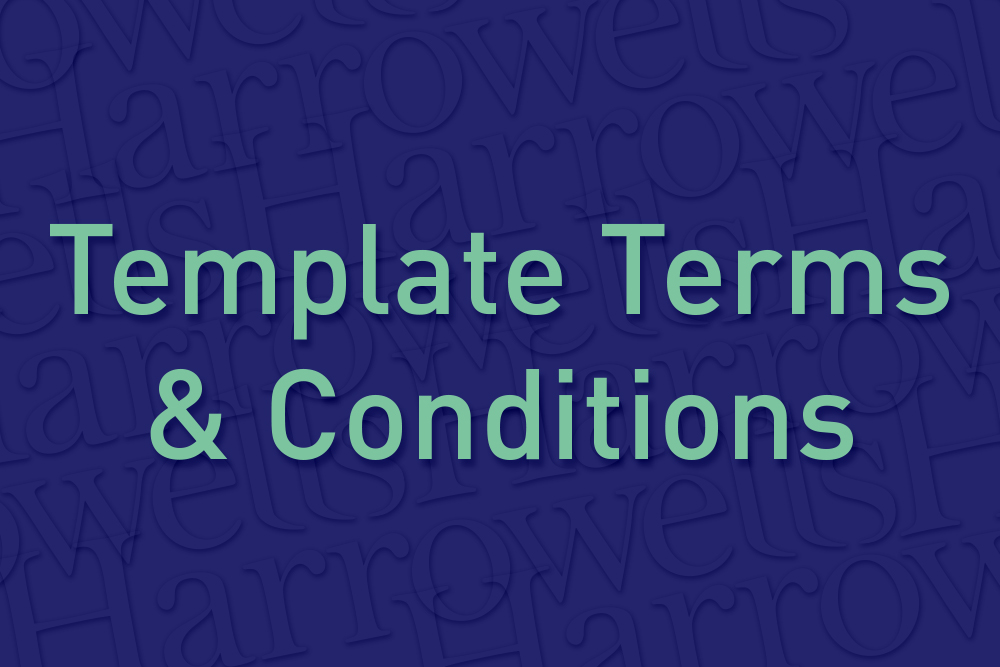 Template Terms and Conditions