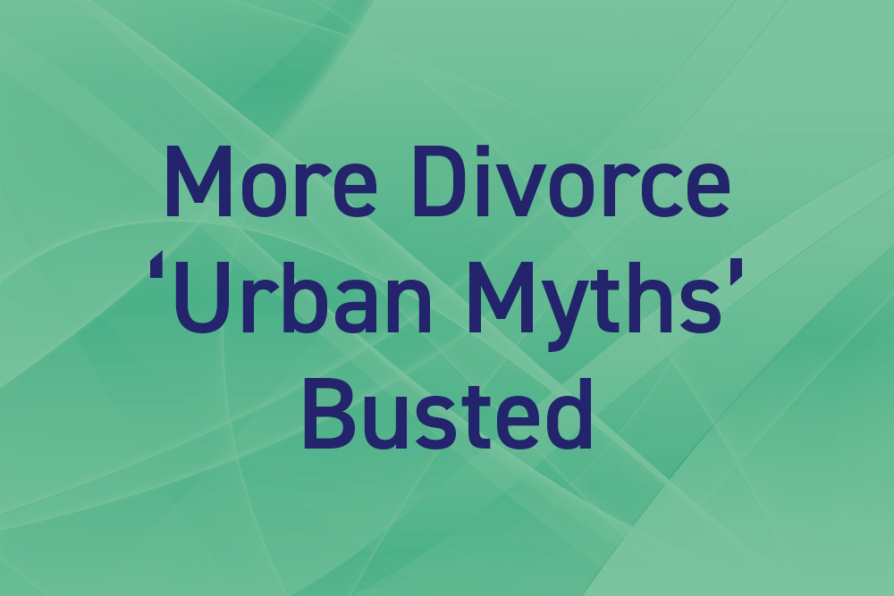 More divorce urban myths busted
