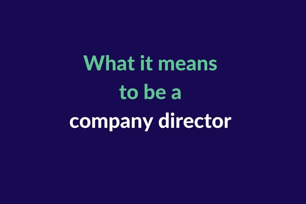 What it means to be a company director
